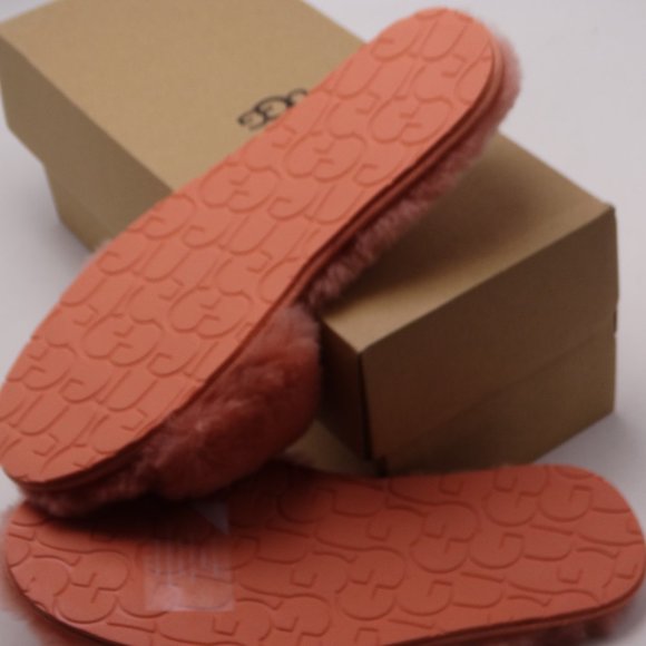 UGG FLUFF SLIDE WOMENS SIZE 8 New In Box Color-Clay - Picture 5 of 5